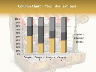 Montmartre Illustration Old PowerPoint Template