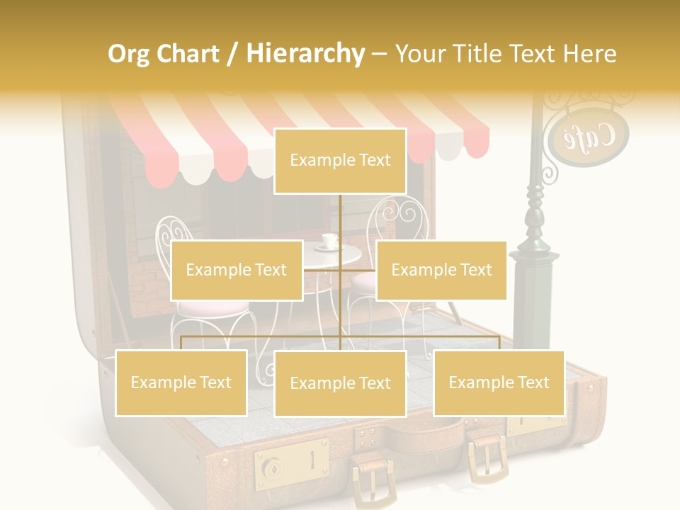 Montmartre Illustration Old PowerPoint Template