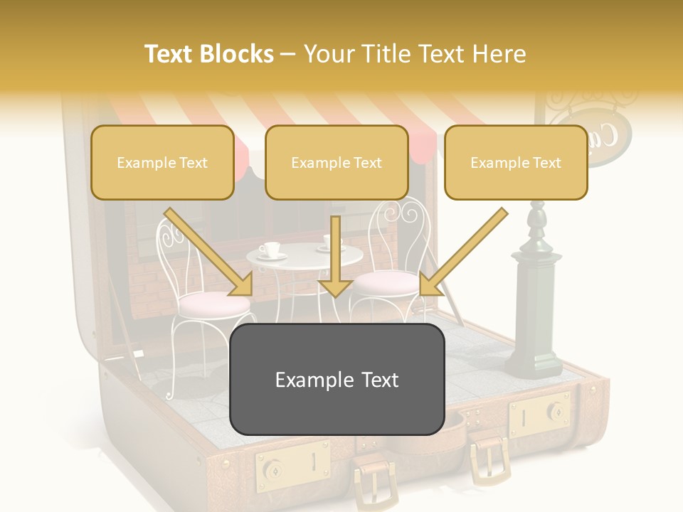 Montmartre Illustration Old PowerPoint Template