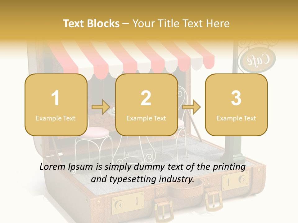 Montmartre Illustration Old PowerPoint Template