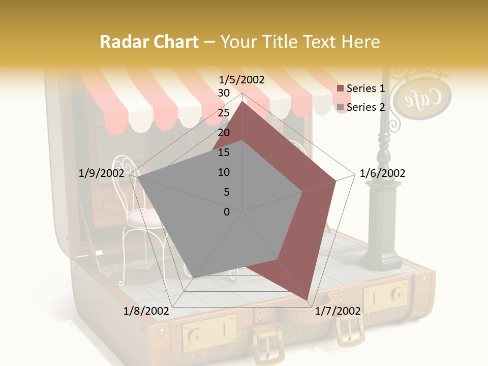 Montmartre Illustration Old PowerPoint Template