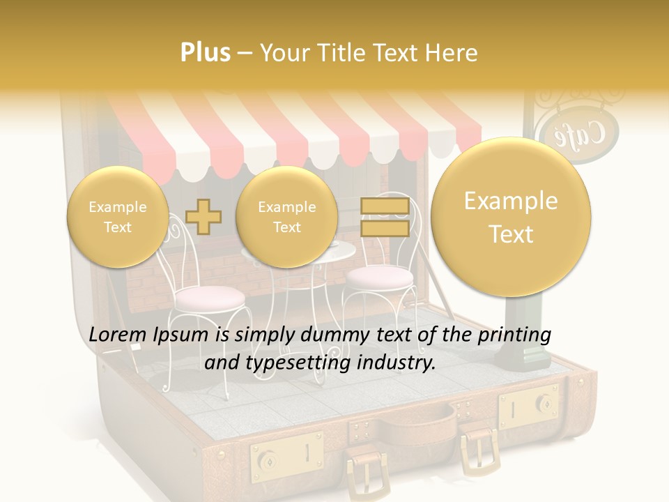 Montmartre Illustration Old PowerPoint Template