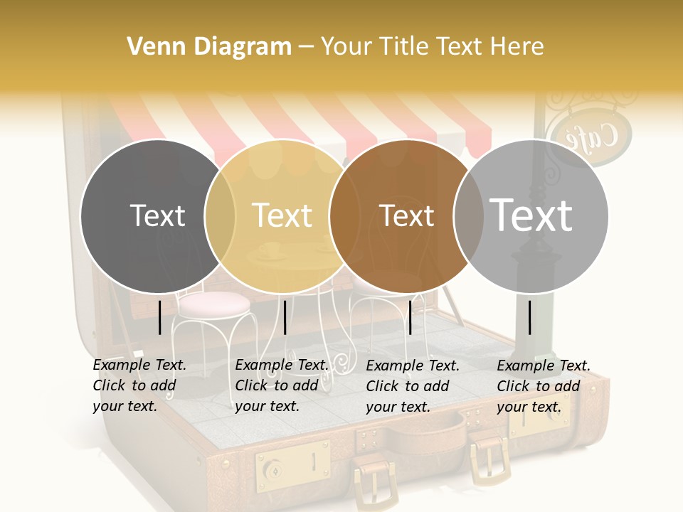 Montmartre Illustration Old PowerPoint Template