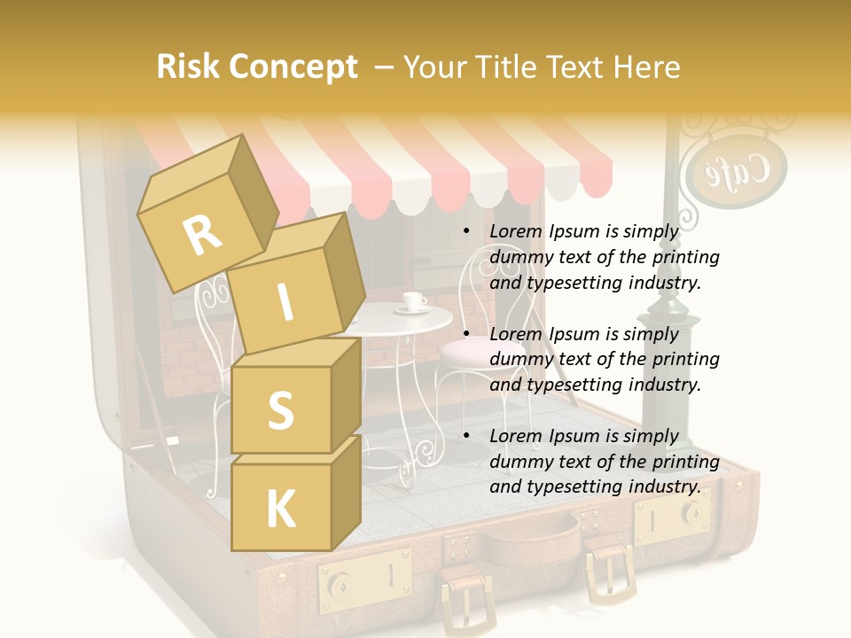 Montmartre Illustration Old PowerPoint Template