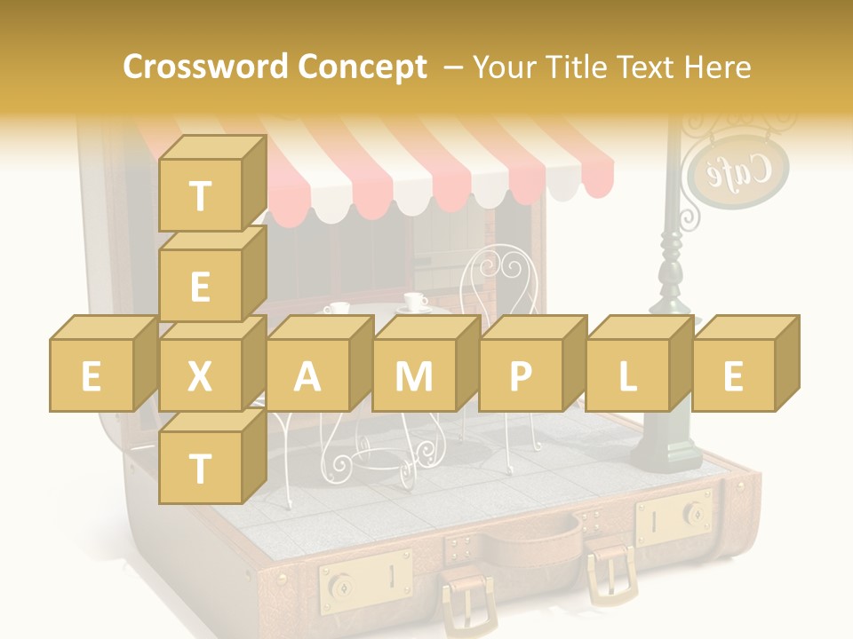 Montmartre Illustration Old PowerPoint Template