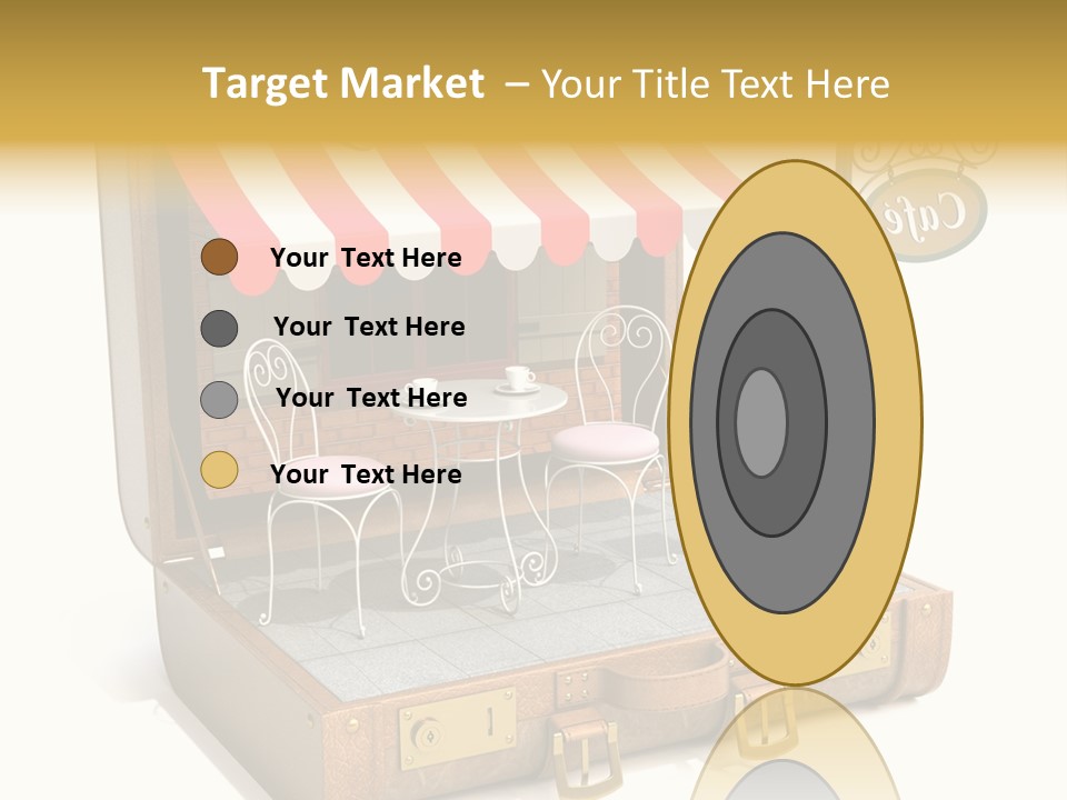 Montmartre Illustration Old PowerPoint Template