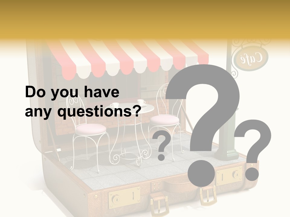 Montmartre Illustration Old PowerPoint Template