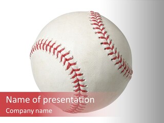 Clipping Path Photography Sports Ball PowerPoint Template