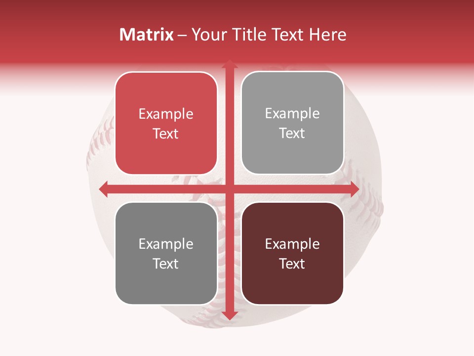 Clipping Path Photography Sports Ball PowerPoint Template