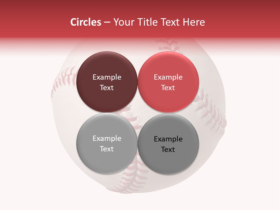 Clipping Path Photography Sports Ball PowerPoint Template