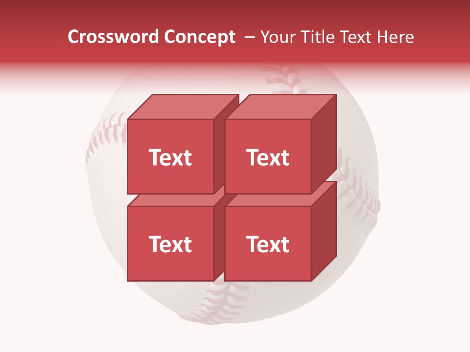 Clipping Path Photography Sports Ball PowerPoint Template