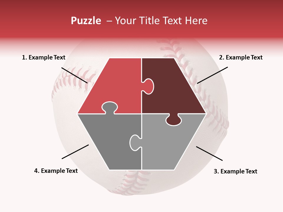 Clipping Path Photography Sports Ball PowerPoint Template