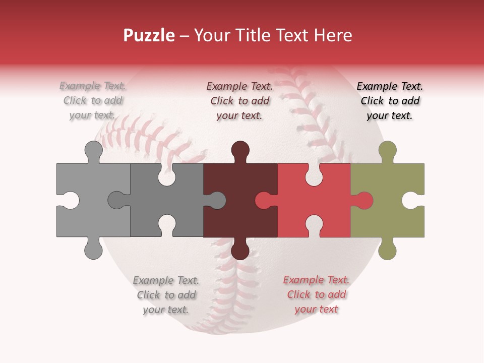 Clipping Path Photography Sports Ball PowerPoint Template