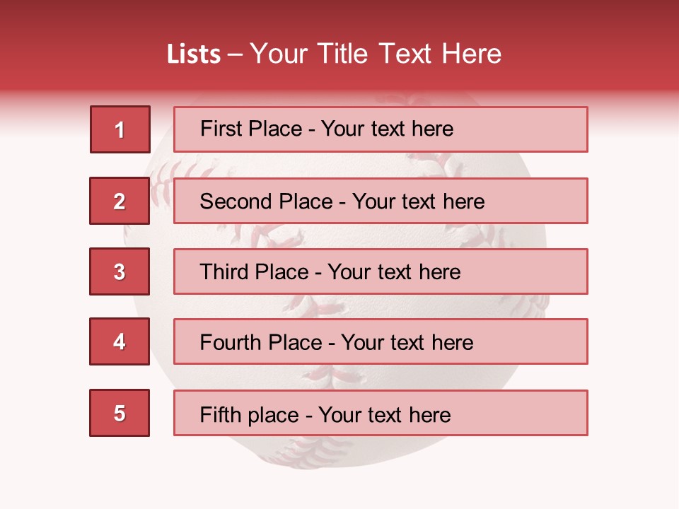 Clipping Path Photography Sports Ball PowerPoint Template