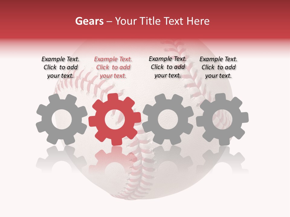 Clipping Path Photography Sports Ball PowerPoint Template