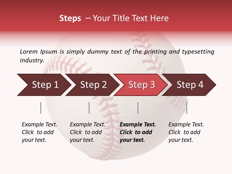 Clipping Path Photography Sports Ball PowerPoint Template