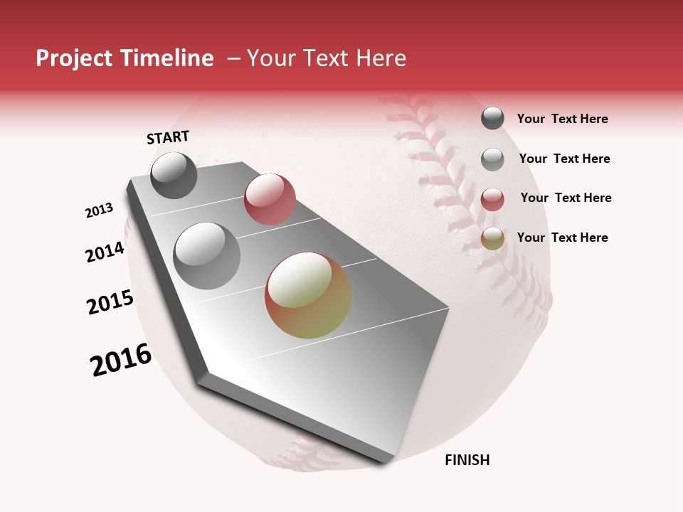 Clipping Path Photography Sports Ball PowerPoint Template