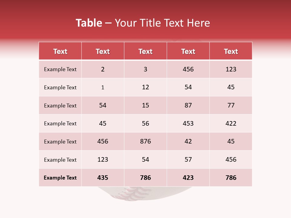 Clipping Path Photography Sports Ball PowerPoint Template