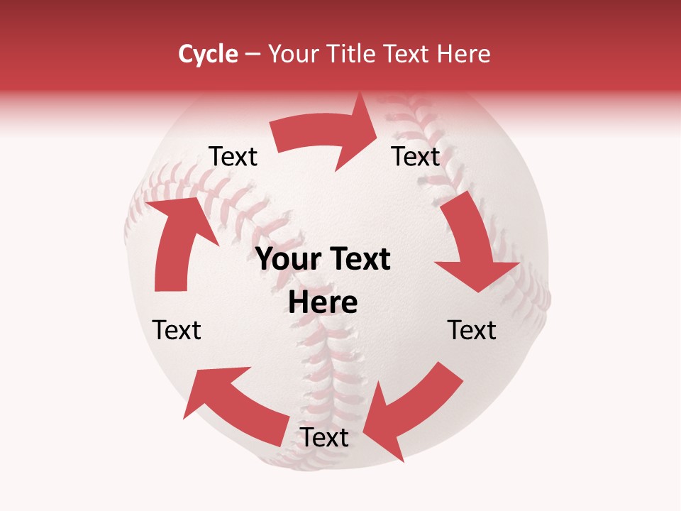 Clipping Path Photography Sports Ball PowerPoint Template