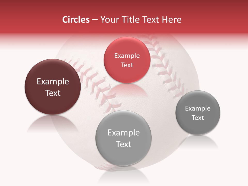 Clipping Path Photography Sports Ball PowerPoint Template