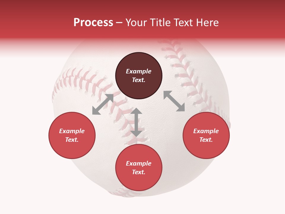 Clipping Path Photography Sports Ball PowerPoint Template