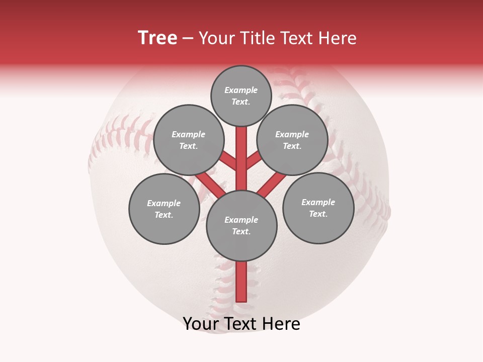 Clipping Path Photography Sports Ball PowerPoint Template