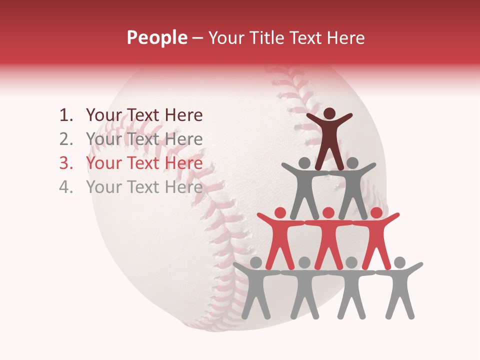 Clipping Path Photography Sports Ball PowerPoint Template