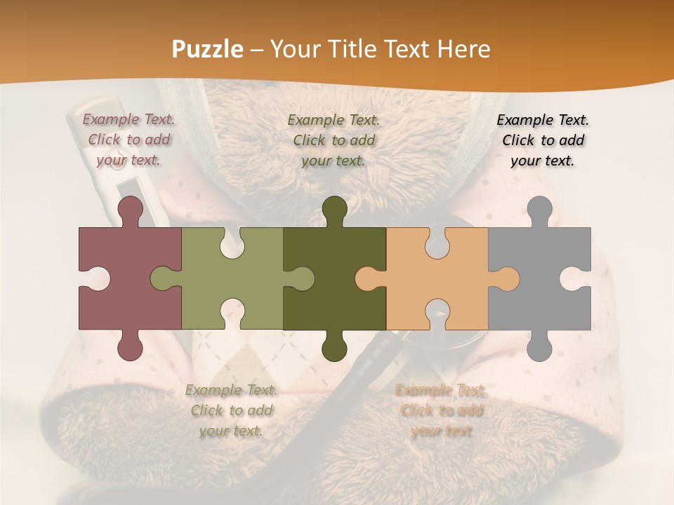 Accident Injury Teddy PowerPoint Template