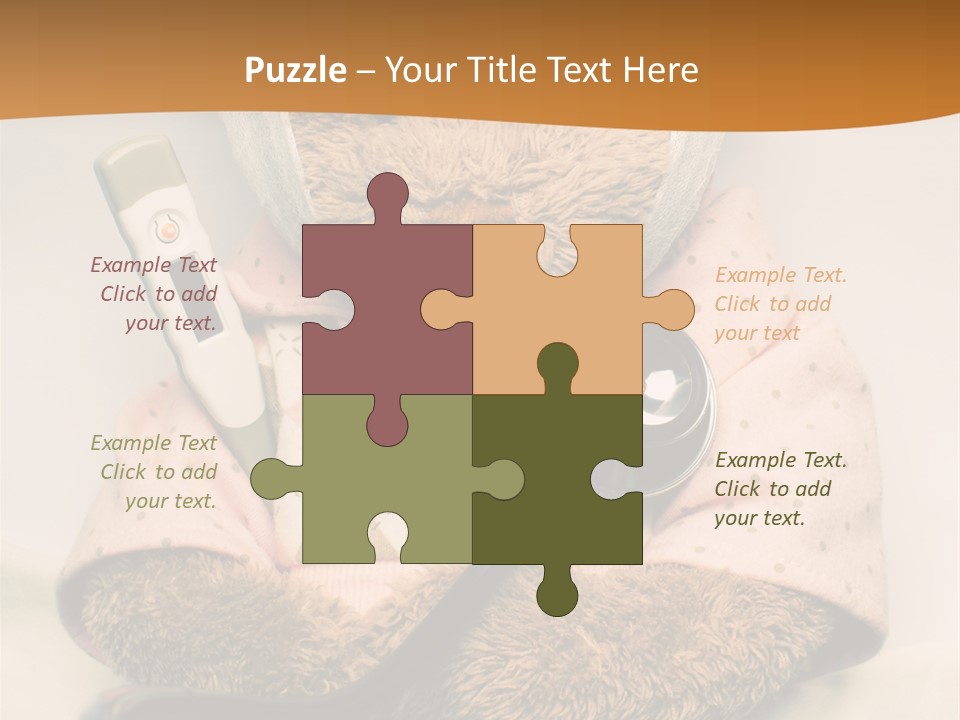 Accident Injury Teddy PowerPoint Template