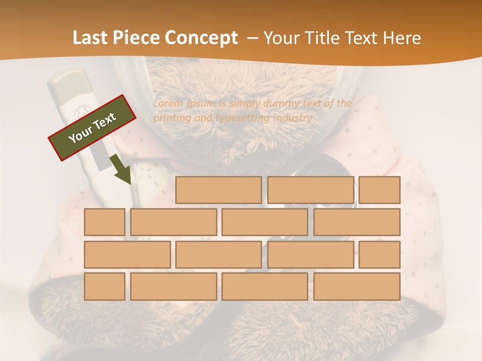 Accident Injury Teddy PowerPoint Template