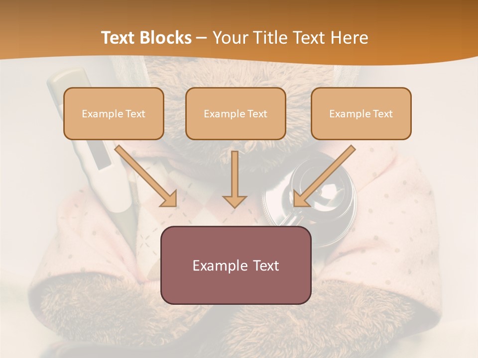 Accident Injury Teddy PowerPoint Template