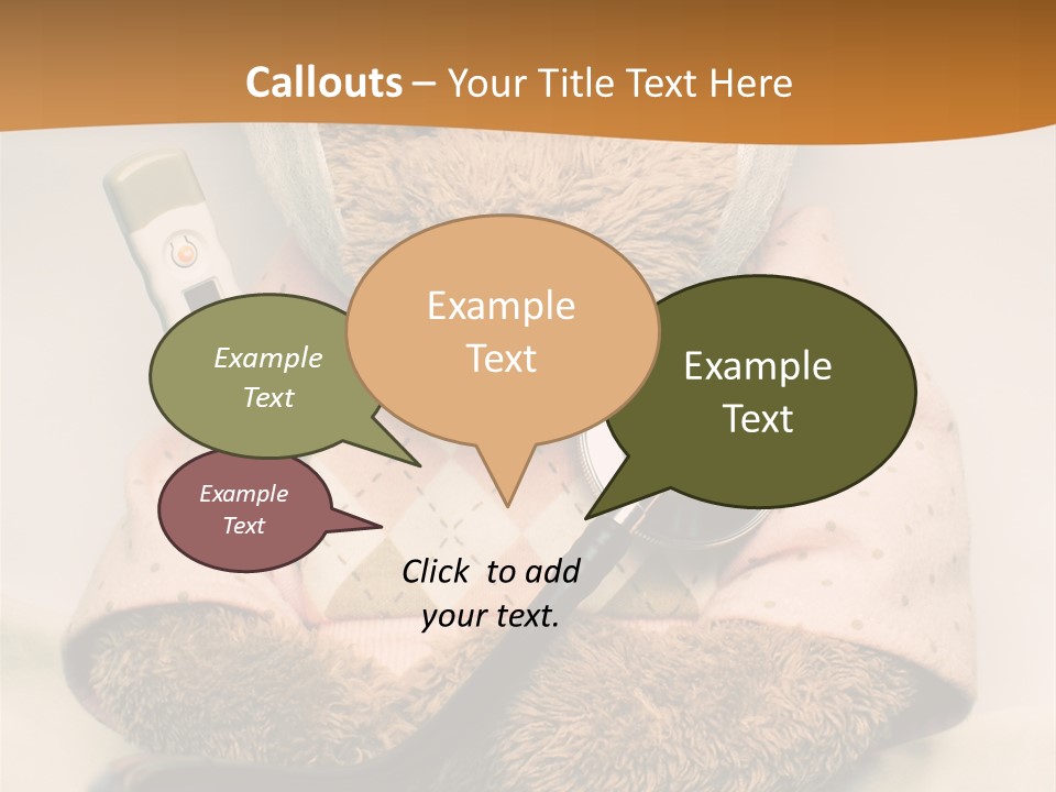 Accident Injury Teddy PowerPoint Template