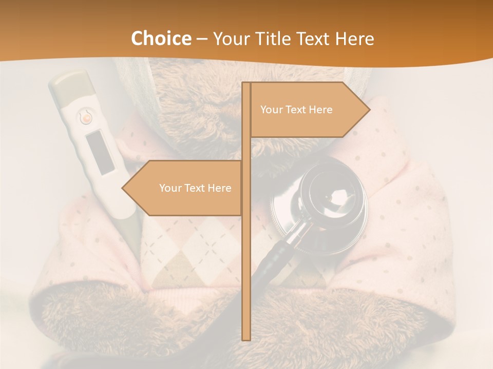 Accident Injury Teddy PowerPoint Template
