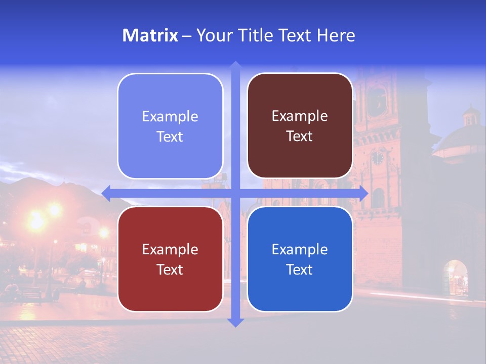 Latin Town Plaza PowerPoint Template