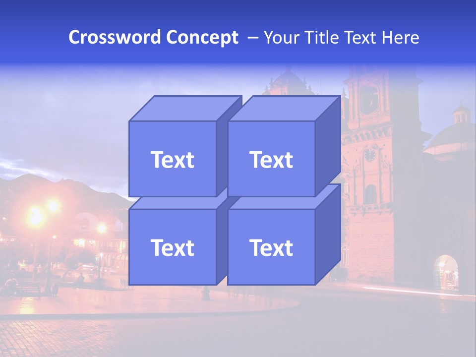 Latin Town Plaza PowerPoint Template