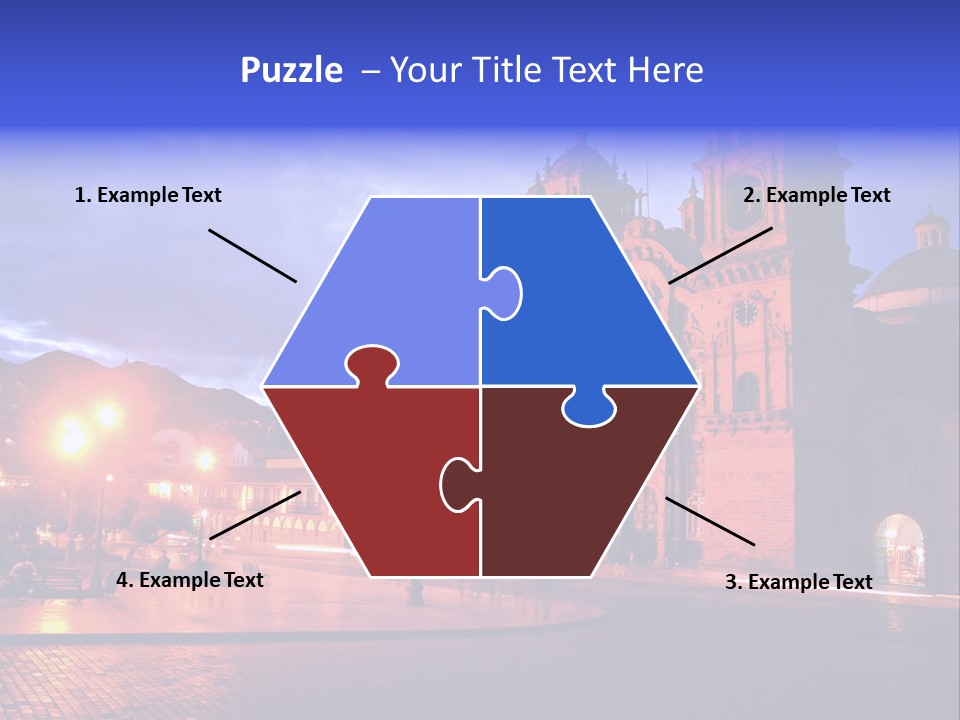 Latin Town Plaza PowerPoint Template