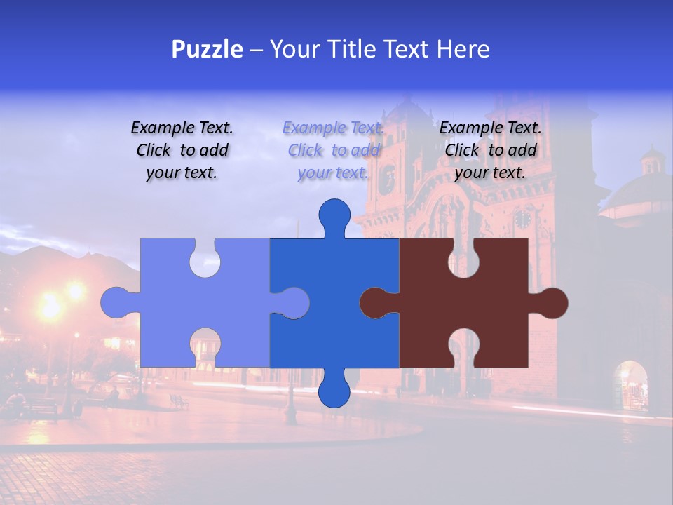 Latin Town Plaza PowerPoint Template