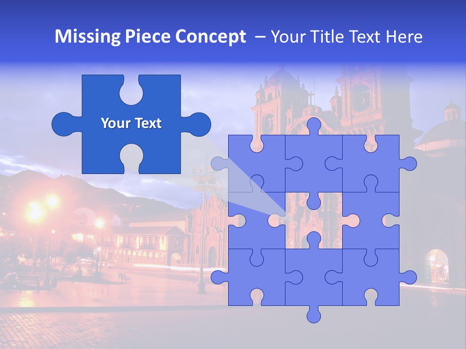 Latin Town Plaza PowerPoint Template