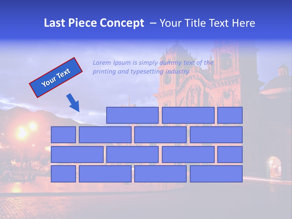 Latin Town Plaza PowerPoint Template