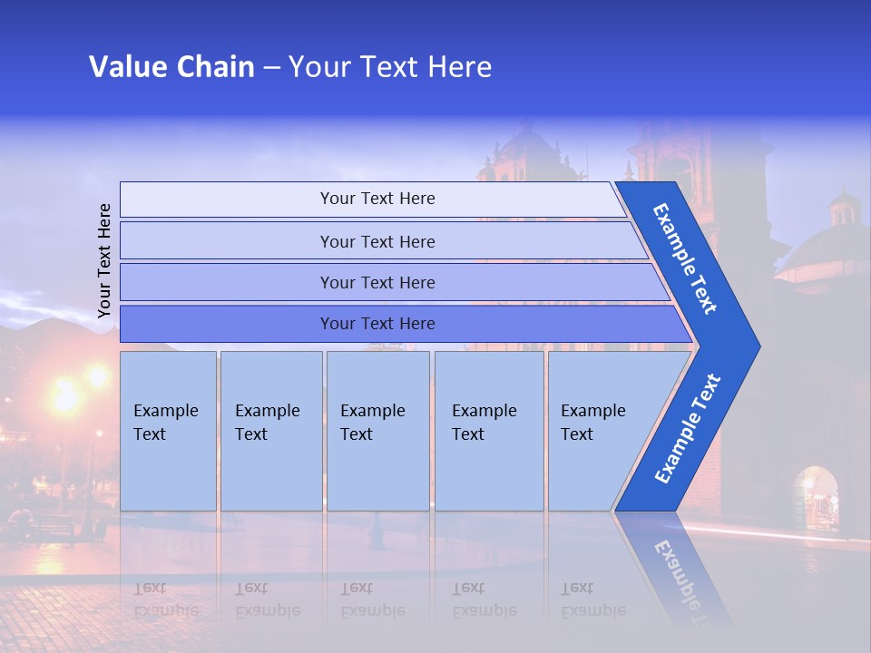 Latin Town Plaza PowerPoint Template