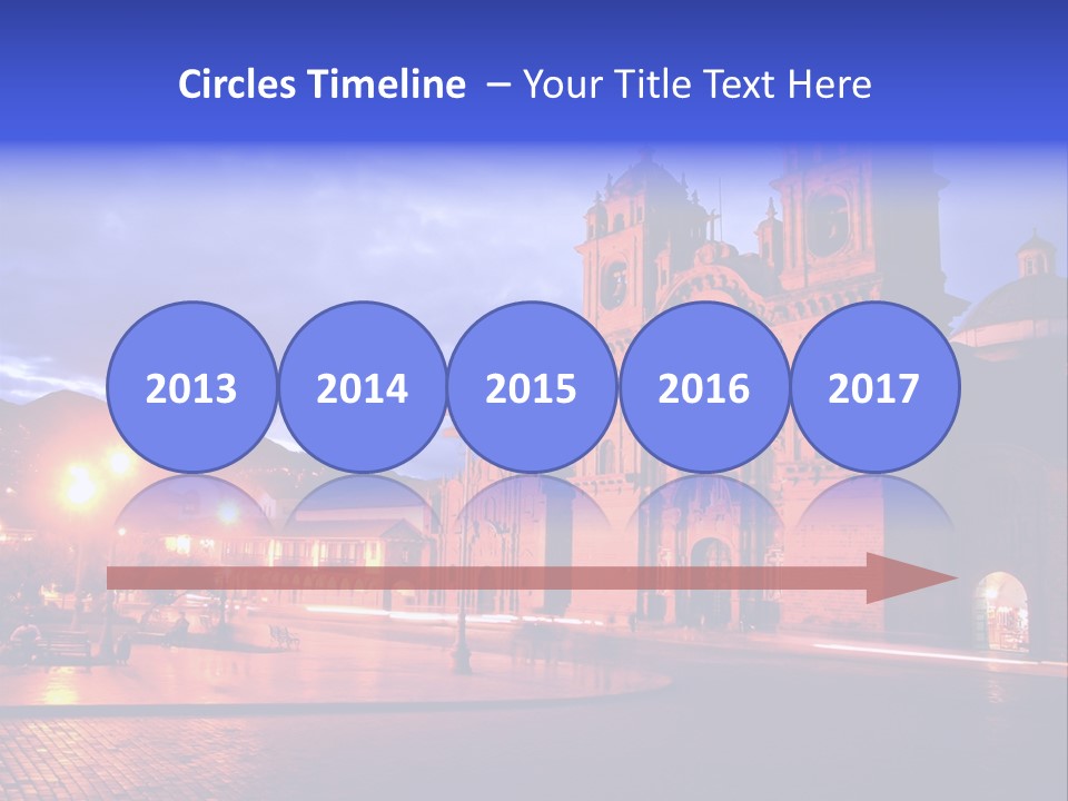 Latin Town Plaza PowerPoint Template