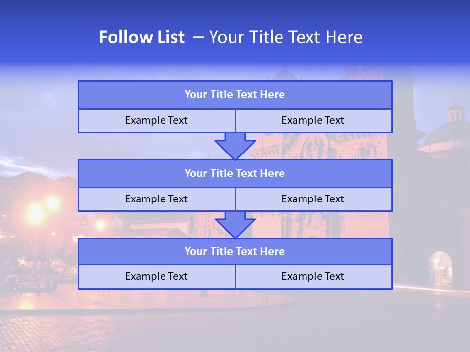 Latin Town Plaza PowerPoint Template
