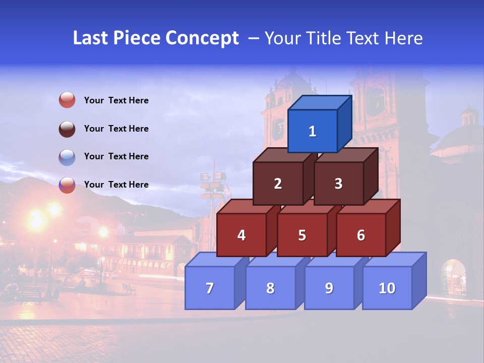 Latin Town Plaza PowerPoint Template