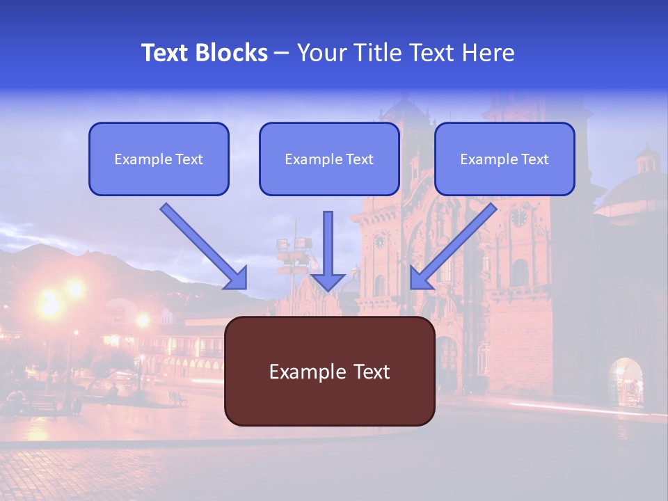 Latin Town Plaza PowerPoint Template