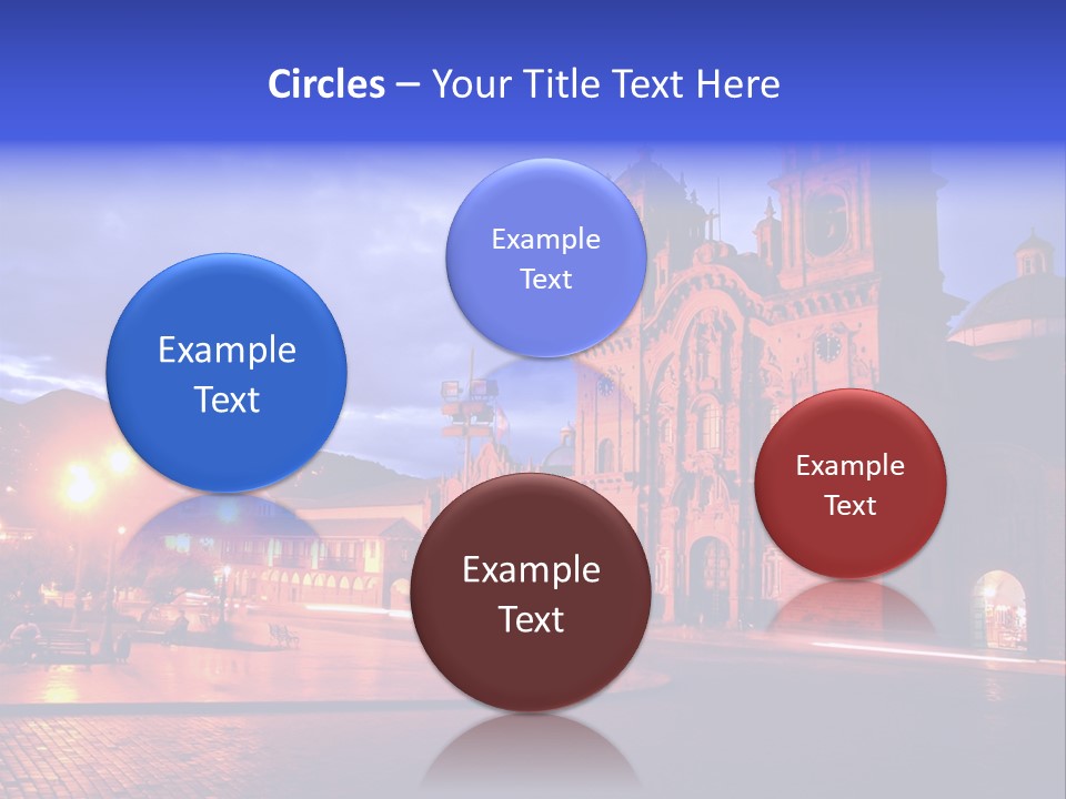 Latin Town Plaza PowerPoint Template