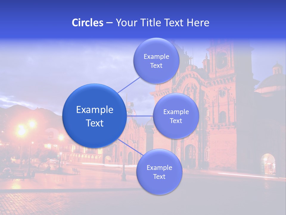 Latin Town Plaza PowerPoint Template