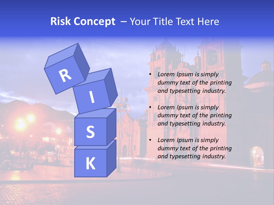 Latin Town Plaza PowerPoint Template