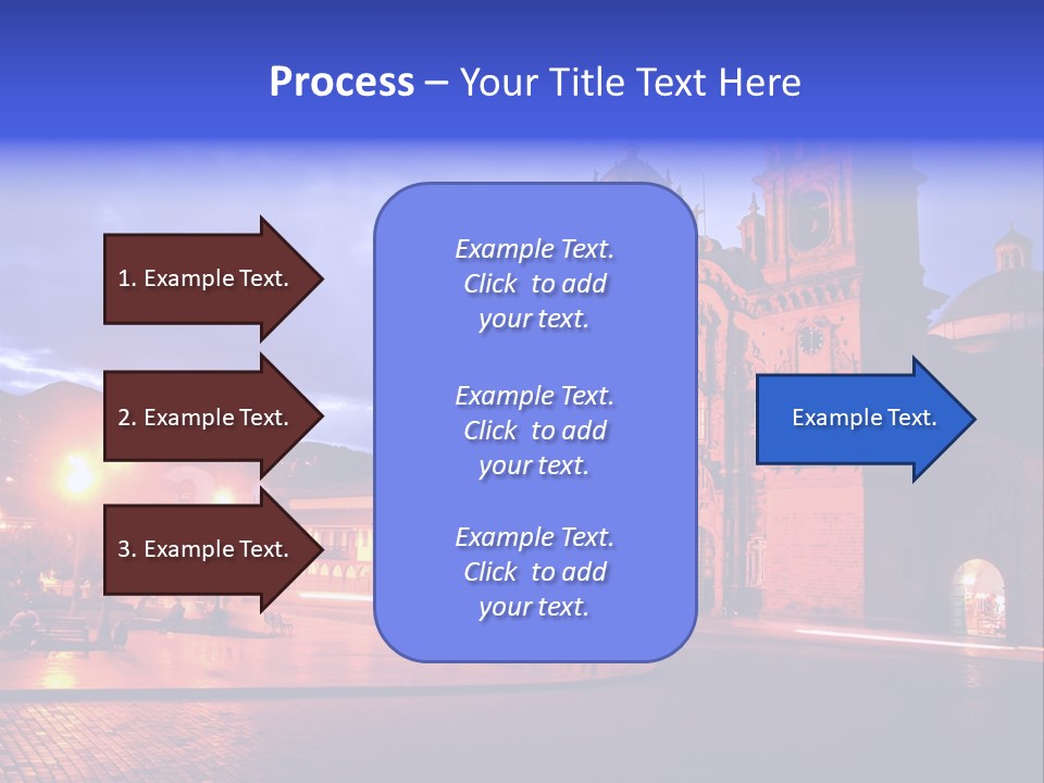 Latin Town Plaza PowerPoint Template