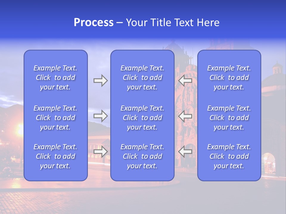 Latin Town Plaza PowerPoint Template