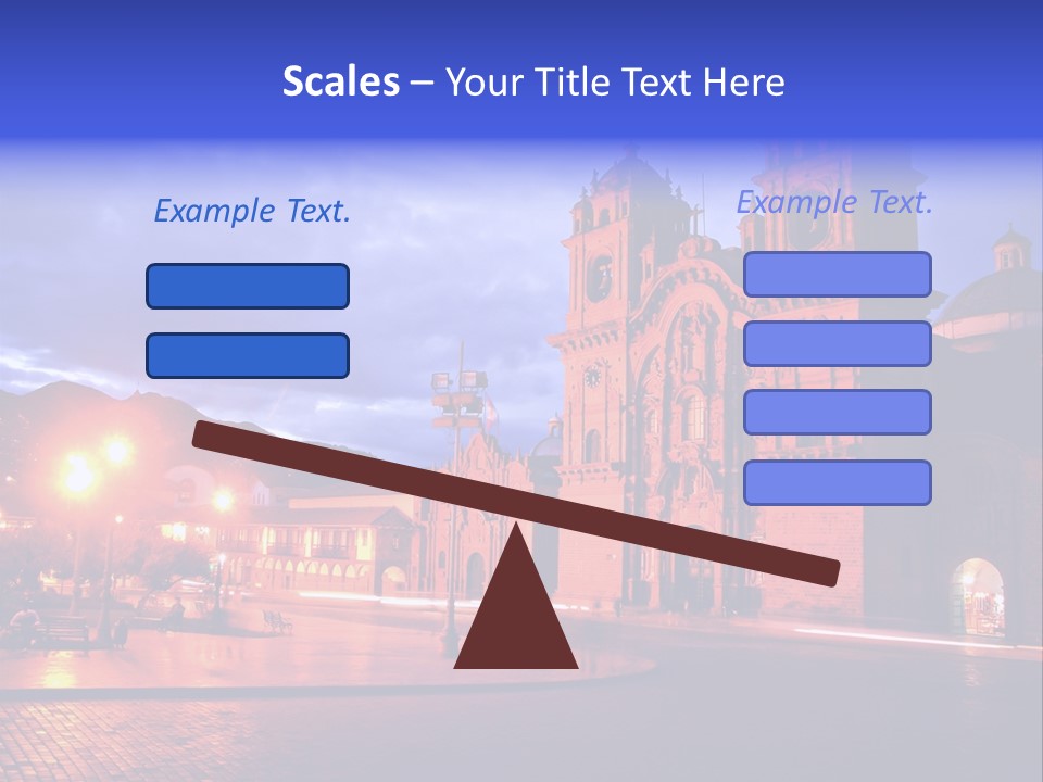 Latin Town Plaza PowerPoint Template